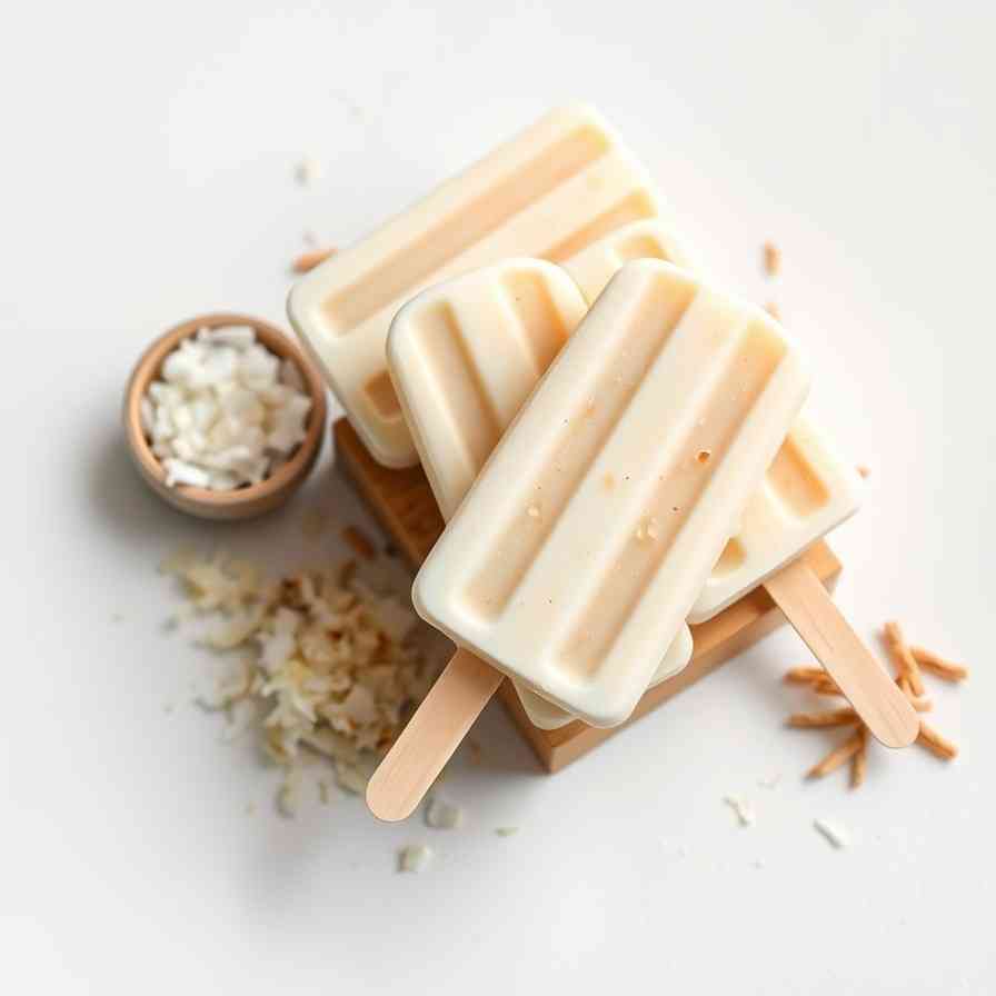 Creamy Coconut Popsicle Recipe - Easy Recipe